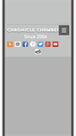 Mobile Screenshot of chroniclechamber.com