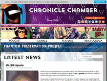 Tablet Screenshot of chroniclechamber.com